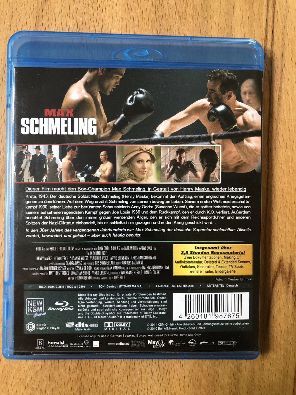 Tutti i DVDs: DVD Blu-Ray Max Schmeling - Eine deutsche Legende Hen. Maske – Usato da Basel venduto da Dasbrauchstdu 3