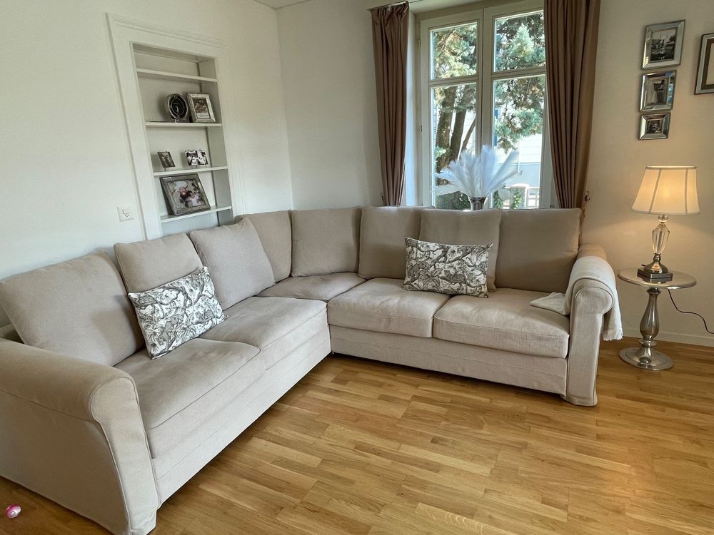 Eck Sofa Beige Kaufen auf Ricardo