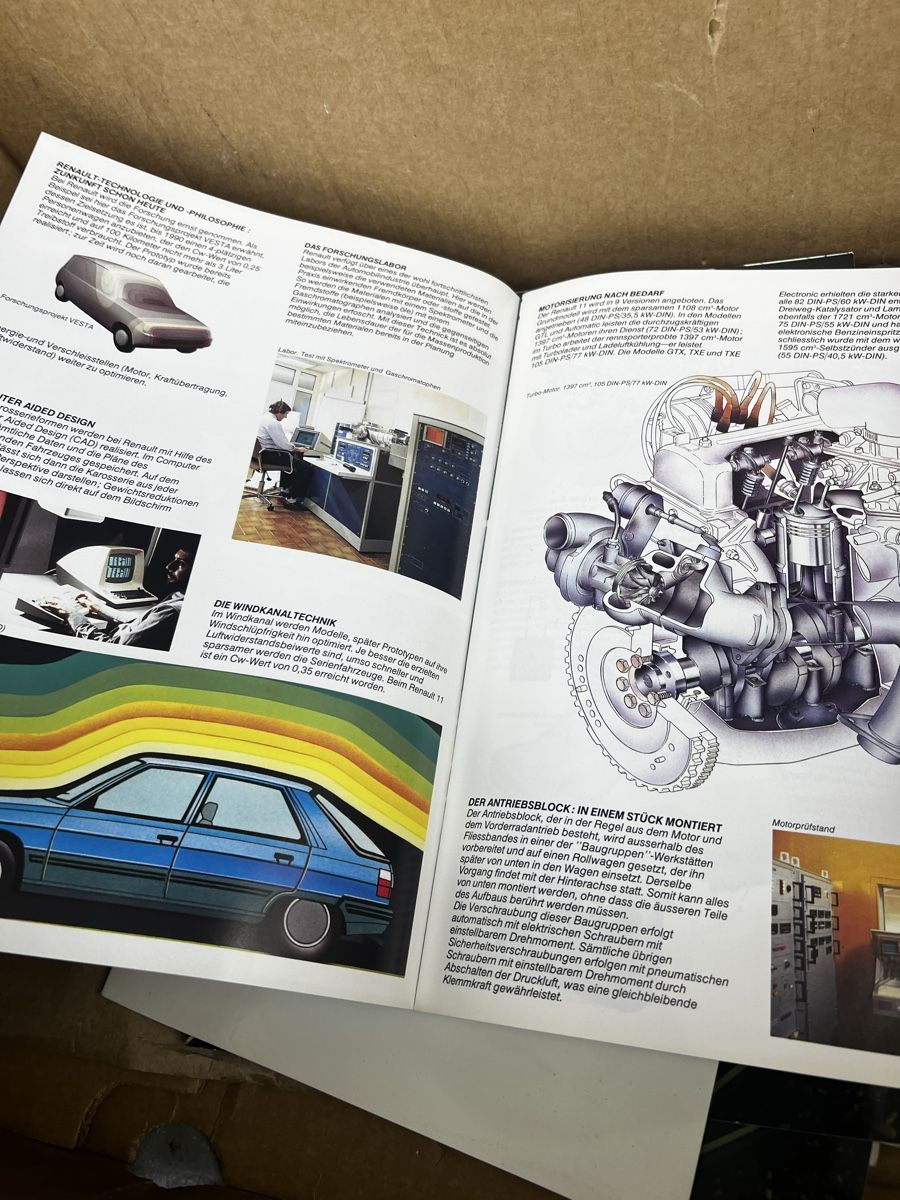 Renault Documenti: Alter Renault 11 Turbo Prospekt Deutsch – Usato da Wettingen venduto da NickInc 8