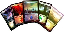 30 Foil Basic Lands Magic the Gathering