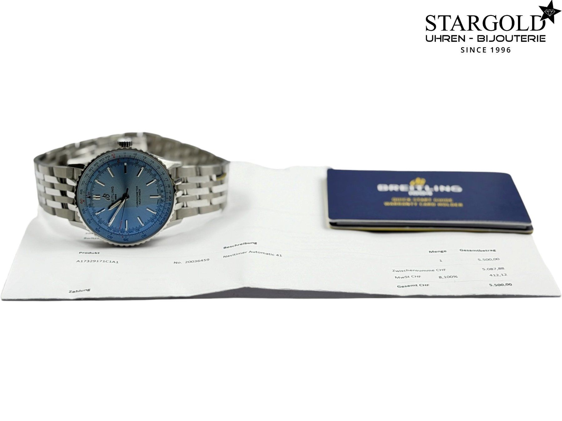 Breitling Orologi: Breitling Navitimer Automatic 41 - A17329171C1A1 – Usato da Zürich venduto da Stargold-Uhren 8