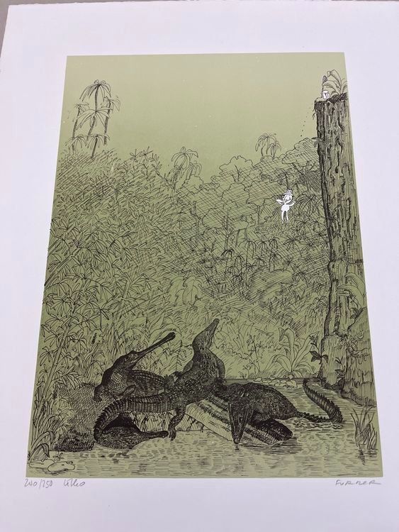 Grafiken & Lithographien: JÜRG FURRER LITHOGRAPHIE SIGNIERT NUMMERIERT – Gebraucht aus Gersau von grafik-kunst