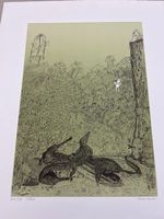 JÜRG FURRER LITHOGRAPHIE SIGNIERT NUMMERIERT