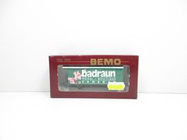 Bemo H0m 2283 129 RhB Güterwagen BADRAUN Samedan