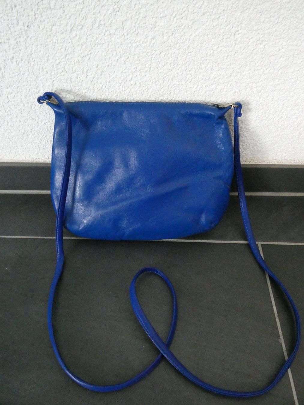 Borse da donna: Kleine Handtasche, Leder blau – Usato da Zürich venduto da Jo-Ma 1