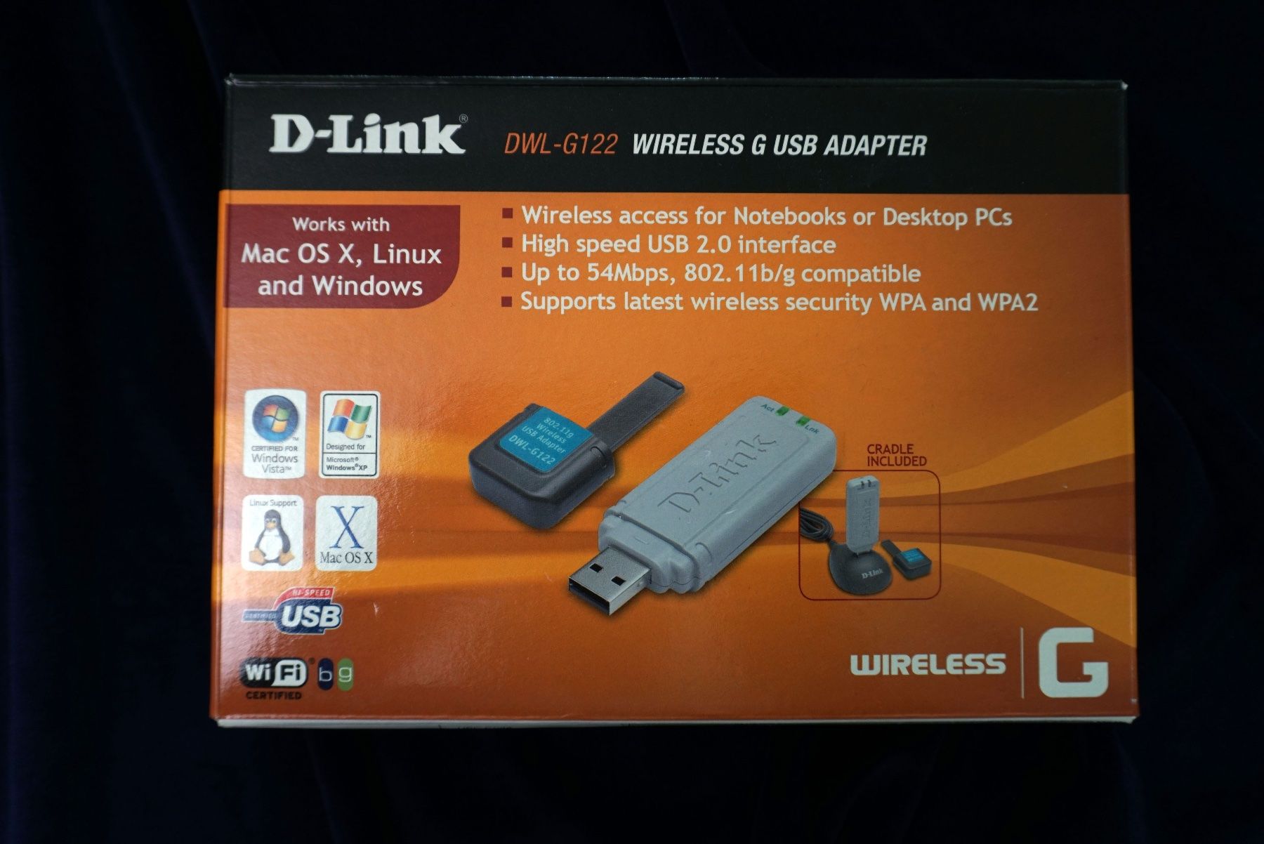 Chiavette USB: D-Link, DWL-G122, Wireless G USB Adapter – Usato da St. Gallen venduto da Acer0110