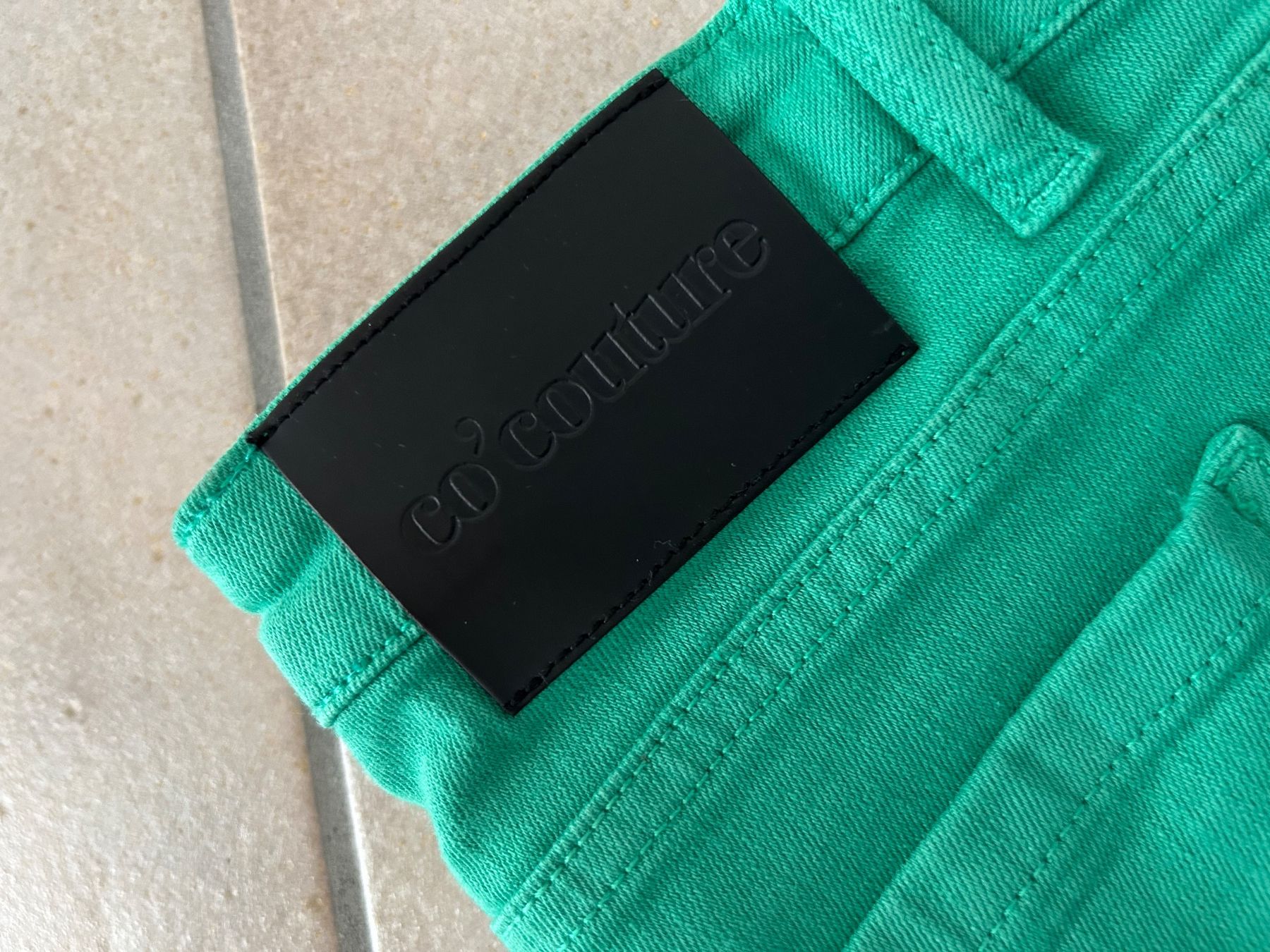 Jeans: Jeans Flared Grün co‘ couture – Nuovo (secondo la descrizione) da Dagmersellen venduto da sniff64 1