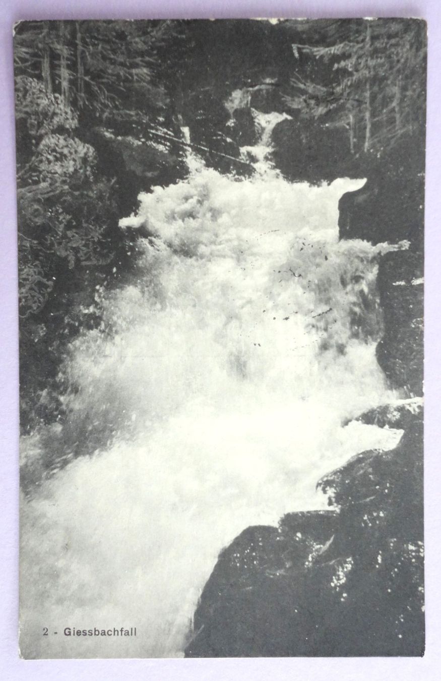 Cartoline postali: Giessbachfall – Usato da Fétigny venduto da Billy2miny