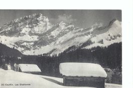 Couffin Les Diablerets , en hiver, im Winter 1917