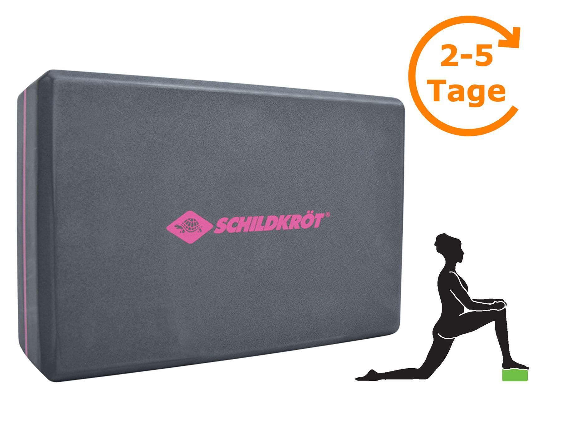 Hometrainer: Yoga Block, 200 g, grau/pink – Nuovo e nell'imballaggio originale da St. Gallen venduto da cointec