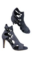 Jimmy Choo Lucky Denim Gladiator Sandaletten 39.5 blau