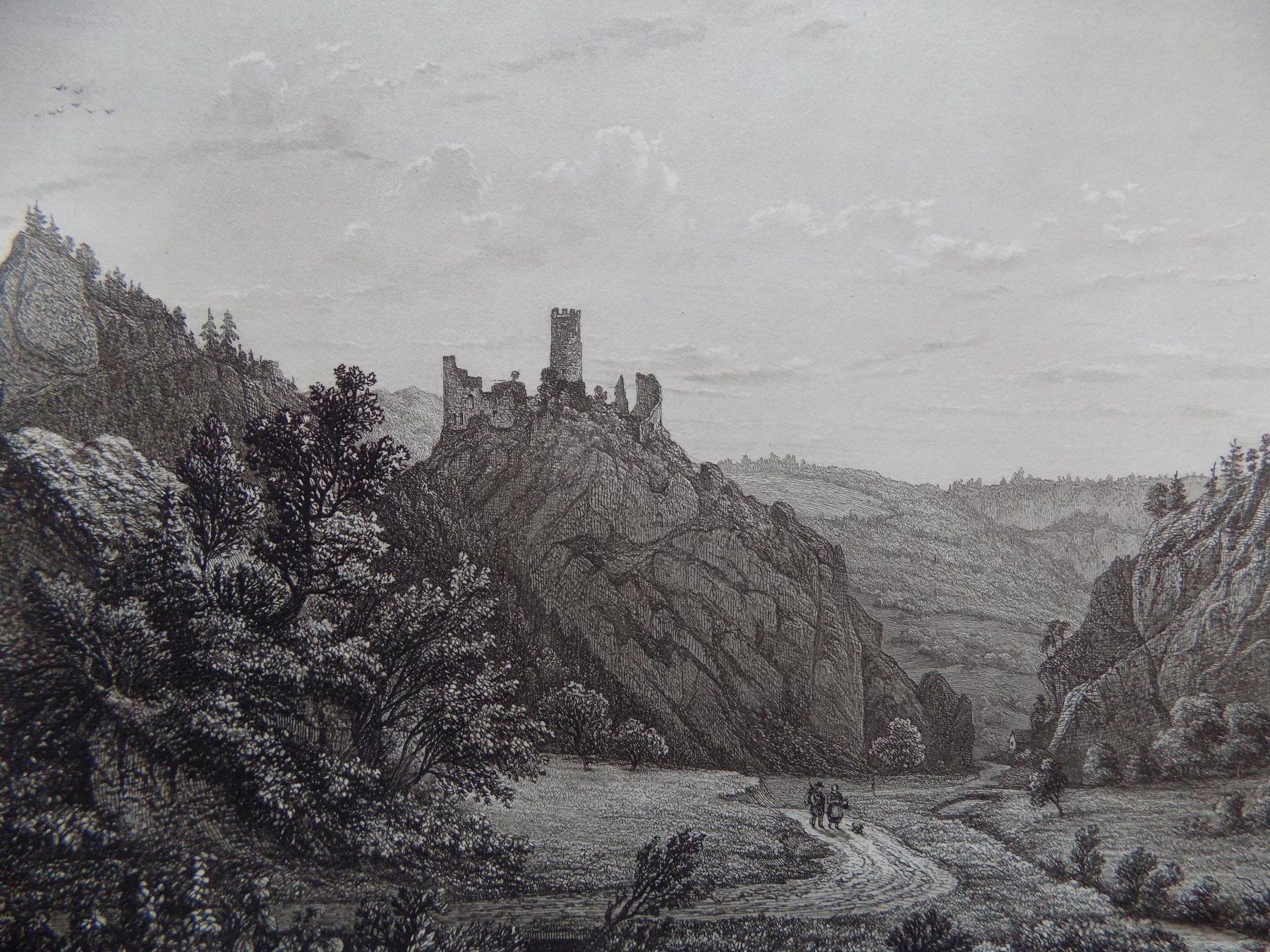 Gravures: Schloss Falkenstein Balsthal – D'occasion à Risch par Rischli15 1