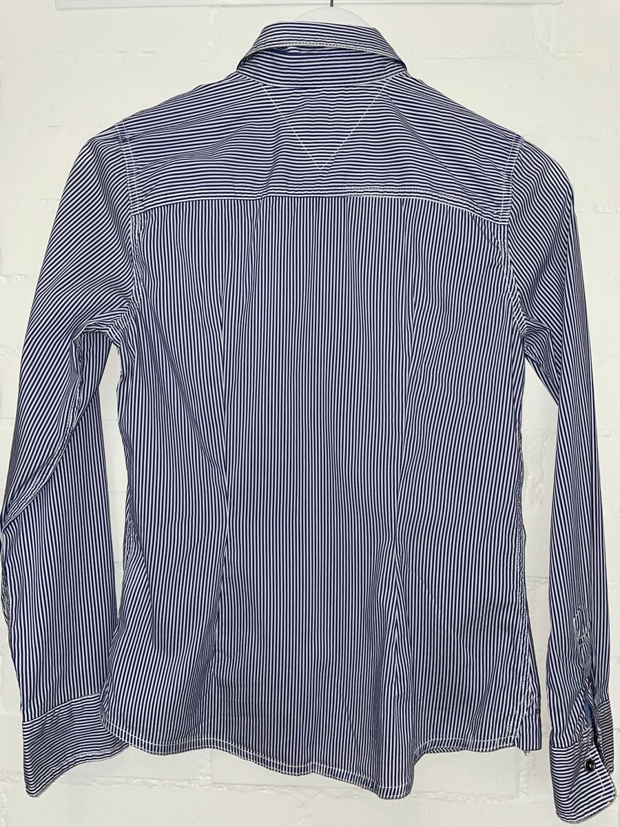 Tommy Hilfiger Blusen: Tommy Hilfiger Damen Hemd gestreift Gr. S – Neu (gemäss Beschreibung) aus Zug von alex___4 1