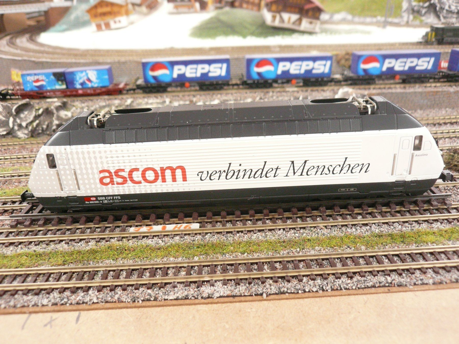 Hag Modellini di ferrovie: HAG " ASCOM " DC   NEU UND OVP   ANALOG – Nuovo e nell'imballaggio originale da Pfaffnau venduto da nolff
