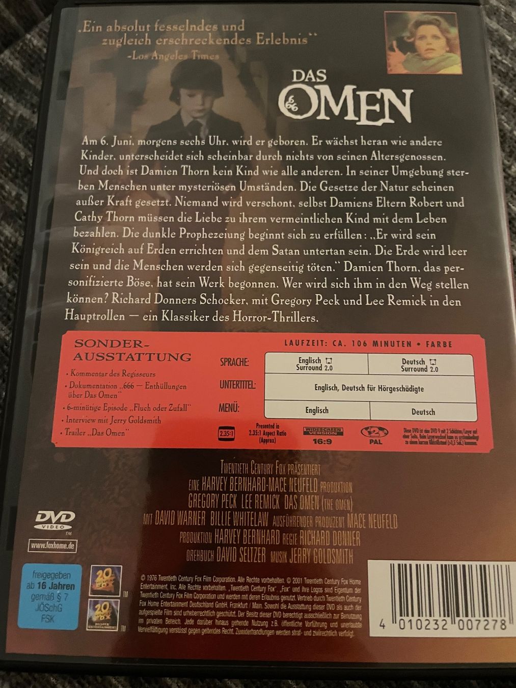Tous les DVDs: Das Omen - KLASSIKER – Neuf (Voir description) à Dierikon par Butcherboy 1