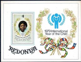 ANTIGUA 1979 REDONDA BRIEFMARKENBLOCK **POSTFRISCH** - V504