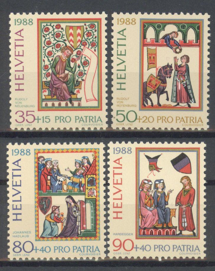 Tutti i francobolli: 1988, Pro Patria ** – Usato da Willisau venduto da Vollstempel