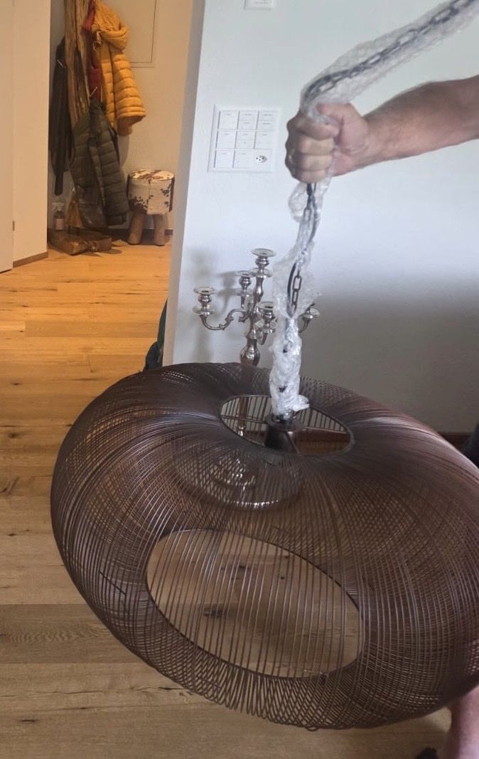 Lampadari & plafoniere: Hängeleuchte Rippberg, schwarz, einflammig – Nuovo e nell'imballaggio originale da Luzern venduto da cindy910 1
