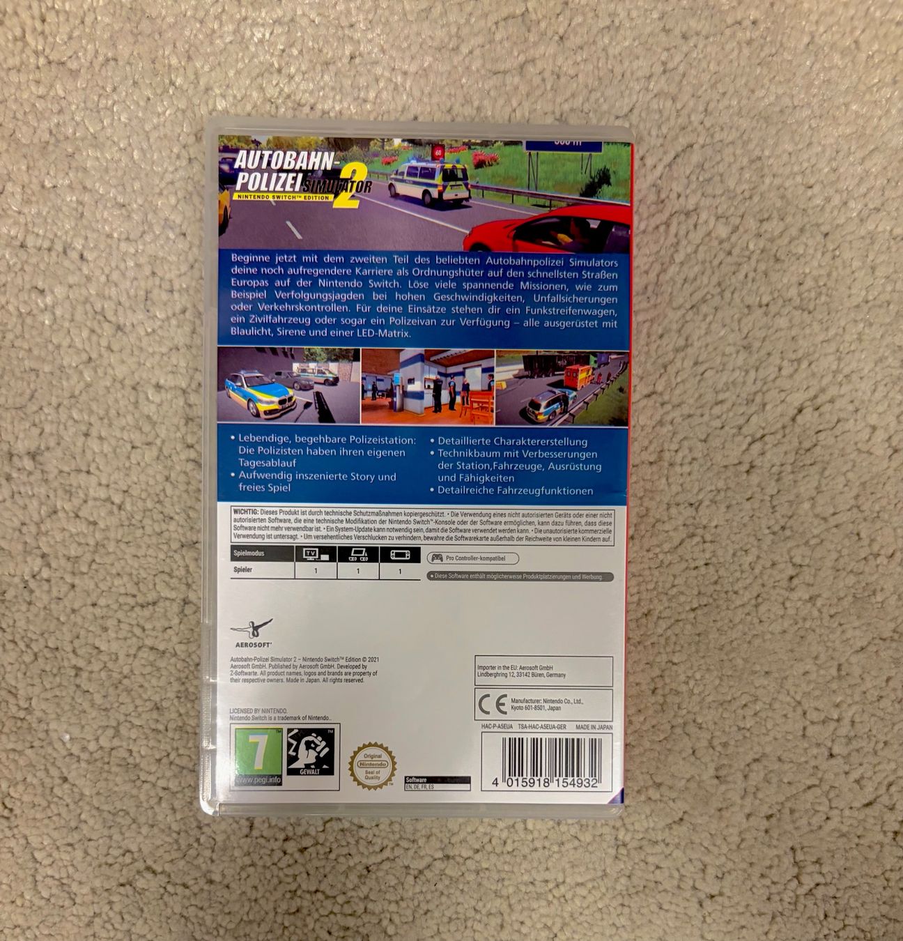 Nintendo Jeux: Autobahn-Polizei Simulator 2 – D'occasion à Rümlang par tschibie 1