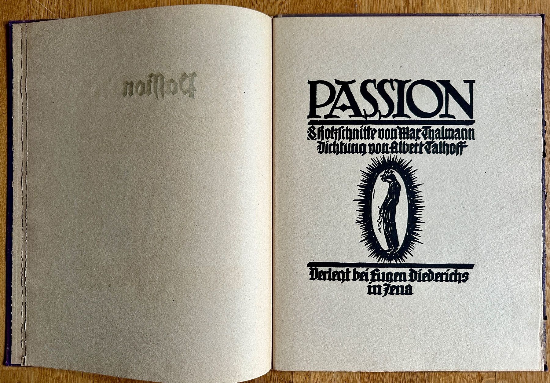 Libri: Max Thalmann, Albert Talhoff: Passion. 1923 – Usato da Zürich venduto da allp