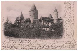 Souvenir d'Estavayer, Le Château, circulée 1900