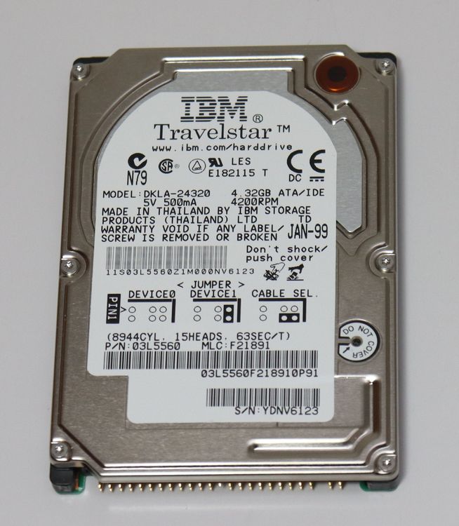 IBM Travelstar 2.5