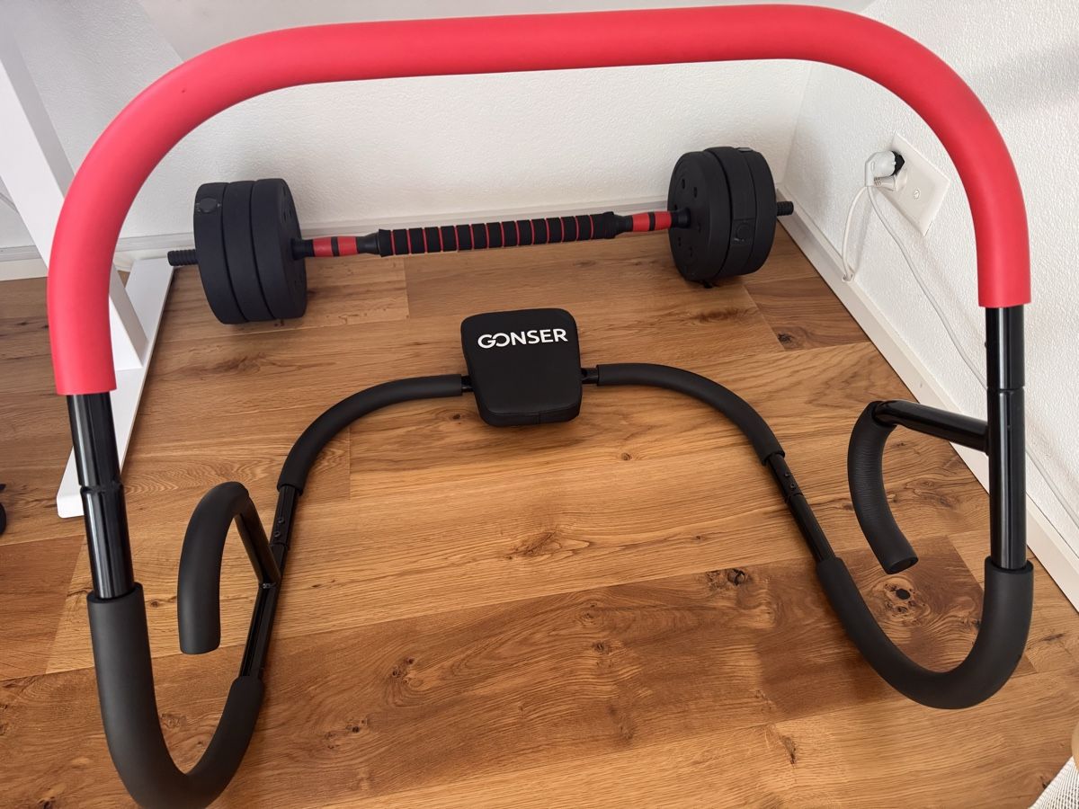 Hanteln & Gewichte: Fitness Set (Langhantel / Bauchtrainer) – Gebraucht aus Laupen BE von WinterSnow