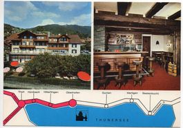 OBERHOFEN Hotel Kreuz, Fam. A. Künzli, Route Interlaken-Thun