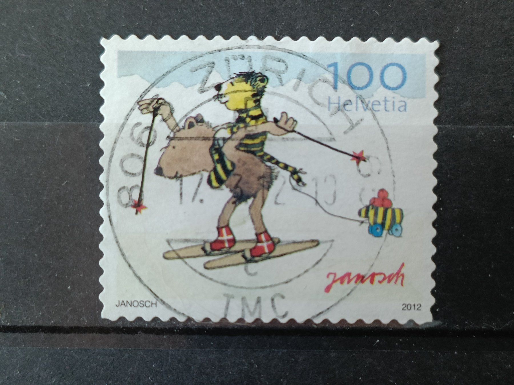 Alle Briefmarken: 2012 Janosch Vollstempel – Gebraucht aus Dübendorf von goe_st6b