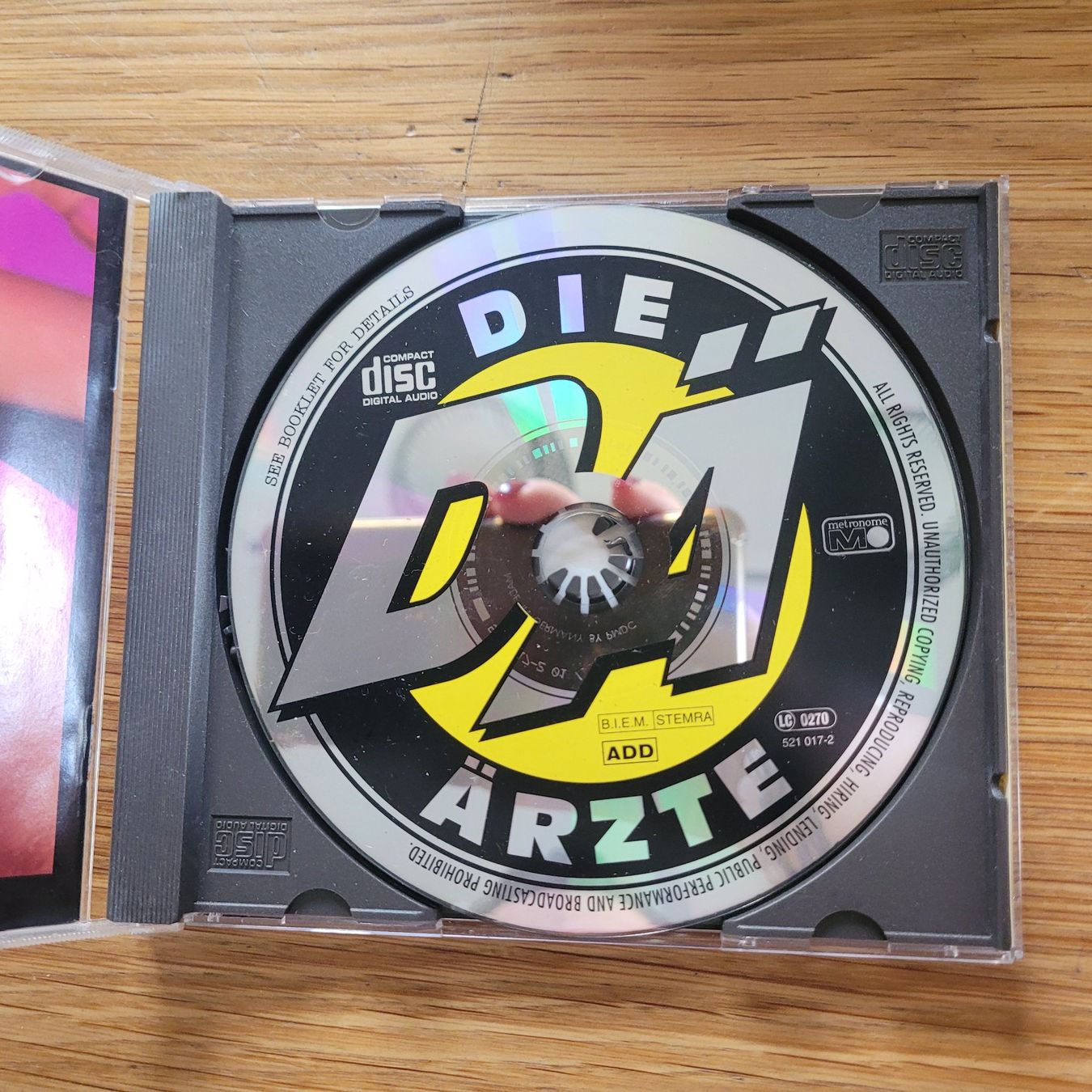 CD: CD Die Arzte – Usato da Biel/Bienne venduto da Destockweb 1