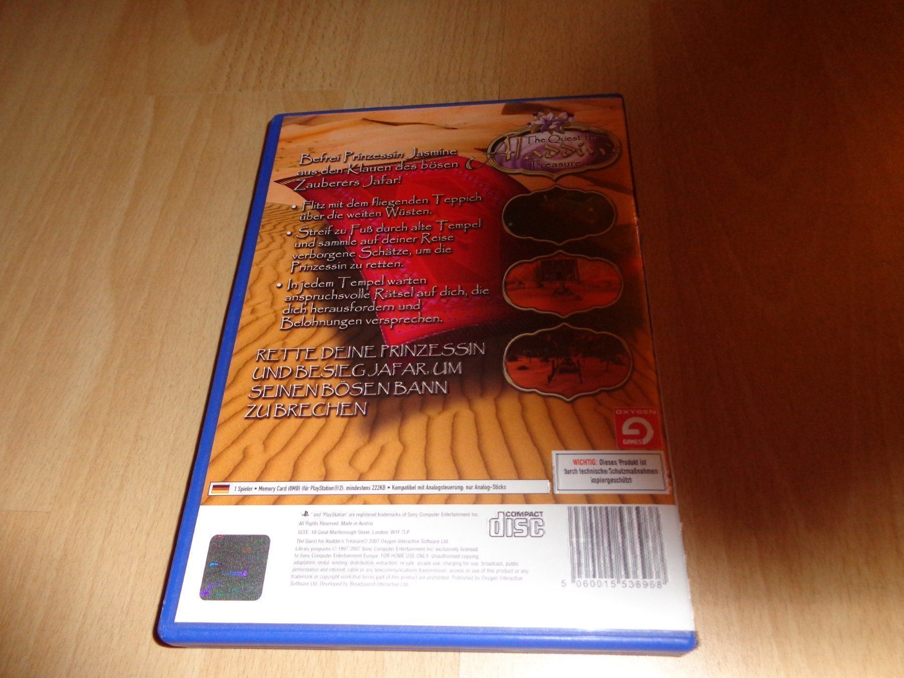 Giochi: The Quest for Aladdin's Treasure PS2 – Usato da Olten venduto da Disc-Ausverkauf 2