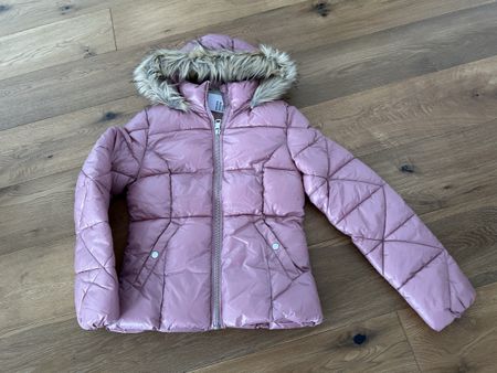 ❄️⛄️H&M Mädchen Winterjacke Gr. 170 altrosa NEU