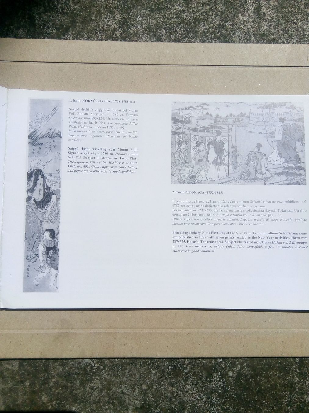 Bücher: Stampe e Libri illustration Giapponesi   (Catalogo N.6) – Gebraucht aus St.Galllen von elkaphone 2