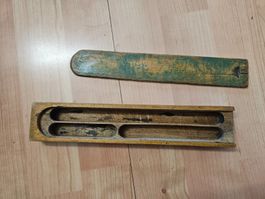 Antike Griffelbox  Griffelschachtel aus Holz
