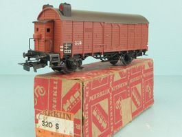 Märklin 320 S gedeckter Güterwagen Schlusslicht