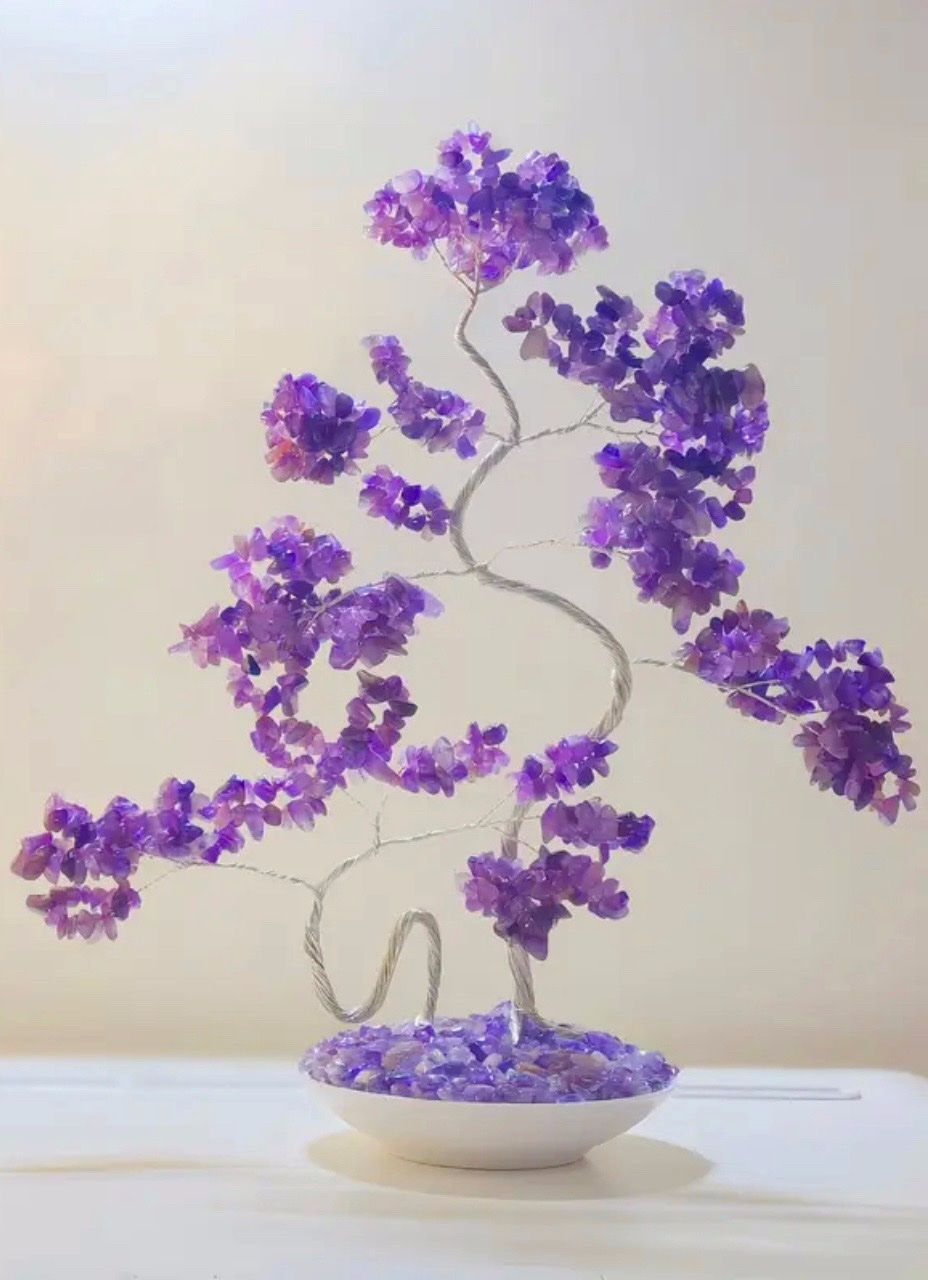 Tutte le decorazioni: Precious Bonsai with natural amethyst crystal – Nuovo (secondo la descrizione) da Zürich venduto da Laur29 1