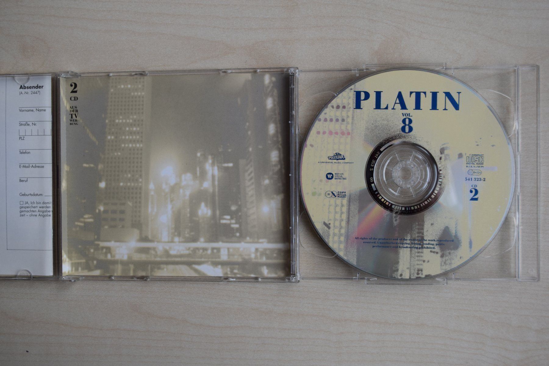CD: PLATIN VOL.8 /2CDs (359) – Usato da Reutigen venduto da DONDON55 5