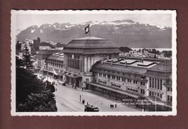LAUSANNE - La Gare - 1943