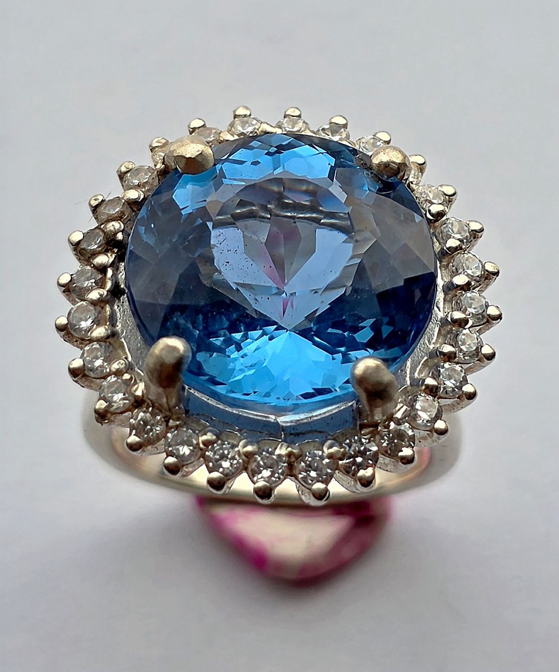 Anelli: Blau Topas Fingerring – Nuovo (secondo la descrizione) da Zürich venduto da Benedikt21