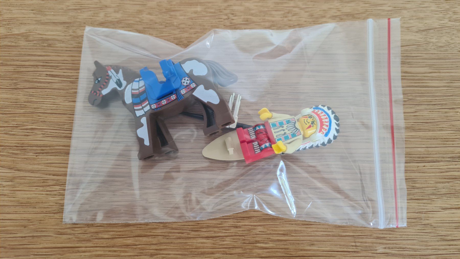 Lego Kit di costruzioni: Seltene Lego System Western - Indianer Häuptling Figur – Usato da Winterthur venduto da stufaphi 2