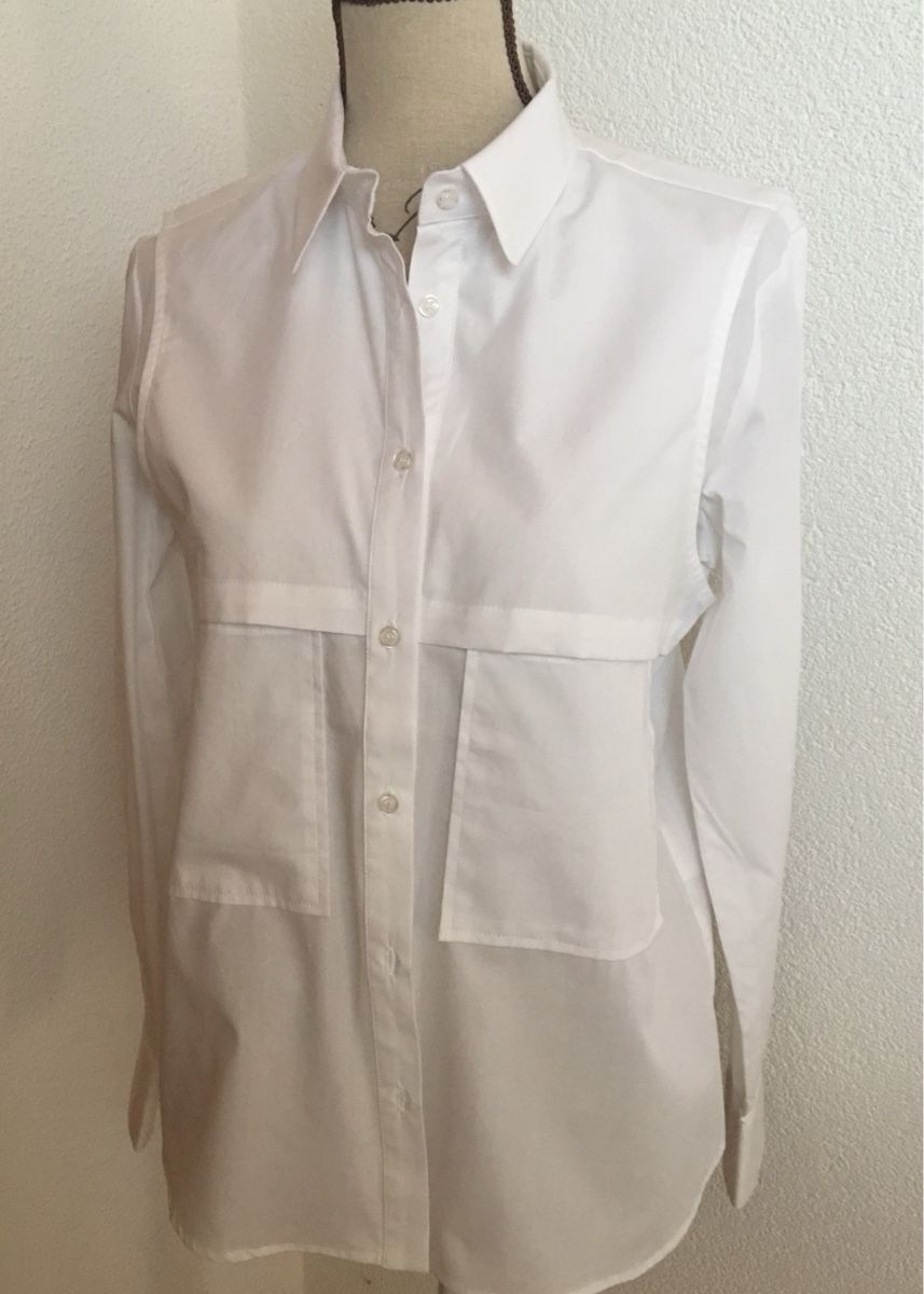 Camicette: Chemise blanche coton, taille L, état impeccable – Nuovo e nell'imballaggio originale da Romont FR venduto da jeanne110 3