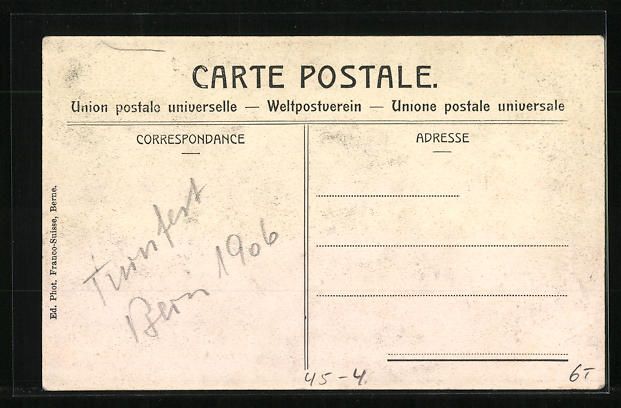 Cartoline postali: Bern, Eidgenössisches Turnfest 1906, Fe – Usato da Berlin venduto da bartko-reher 1
