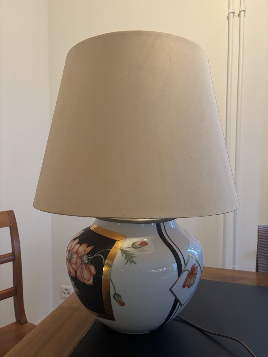 Lampade: Porzellan-Tischlampe – Usato da Dübendorf venduto da simss 2