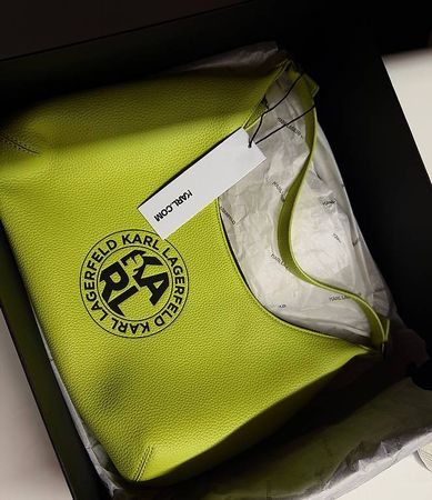 Karl Lagerfeld Echtleder Handtasche - brandneu mit Etikett