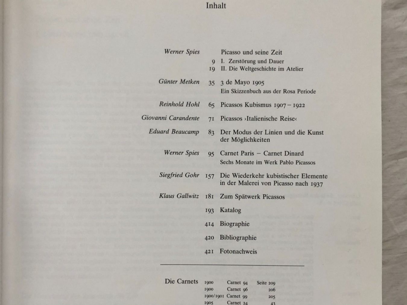 Libri: PABLO PICASSO 1981 - Sammlung Marina Picasso – Usato da Schaffhausen venduto da durruti 5