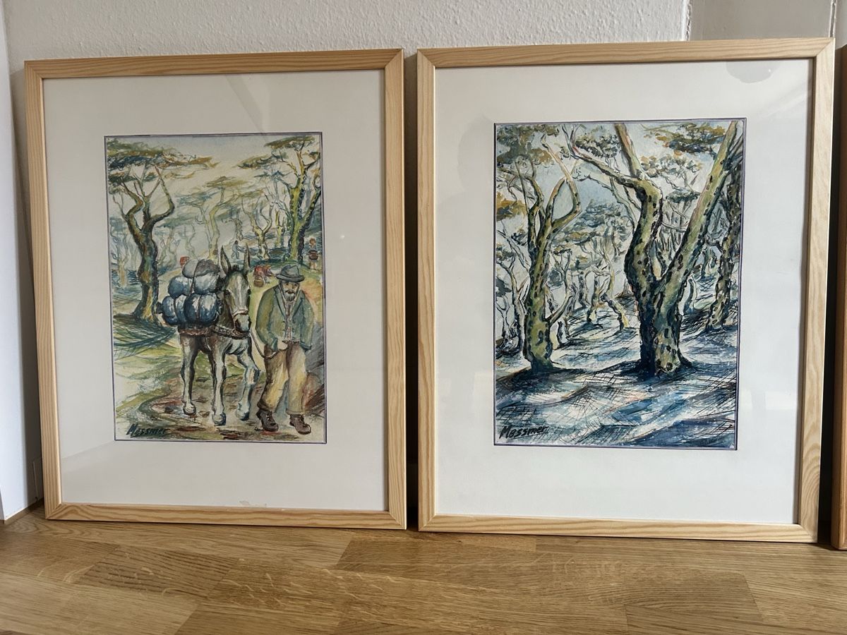 Dipinti: Oel- und Aquarell - Bilder Konvolut – Usato da Stetten SH venduto da nikola97