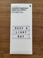 Light box letters
