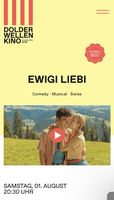 2 Tickets „Ewigi Liäbi“ 1. August Wellenkino mit Luca Hänni