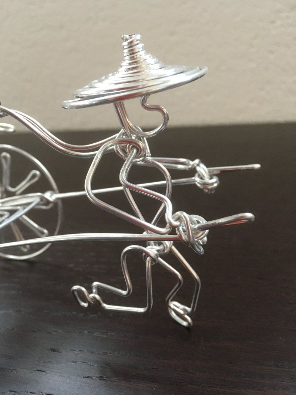 Figurines: Rikscha Figur Draht Filigran – D'occasion à Affoltern am Albis par Blackrhythm 1