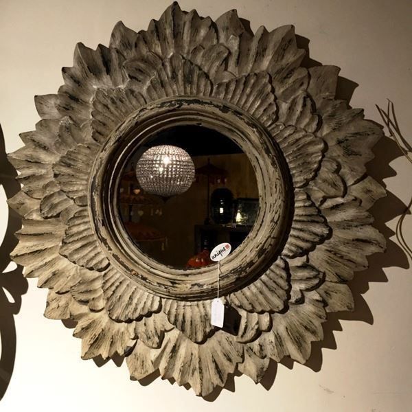 Spiegel: Spiegel 80 x 80 cm - Bali Flower – Neu (gemäss Beschreibung) aus Lenggenwil von Unique_ 3